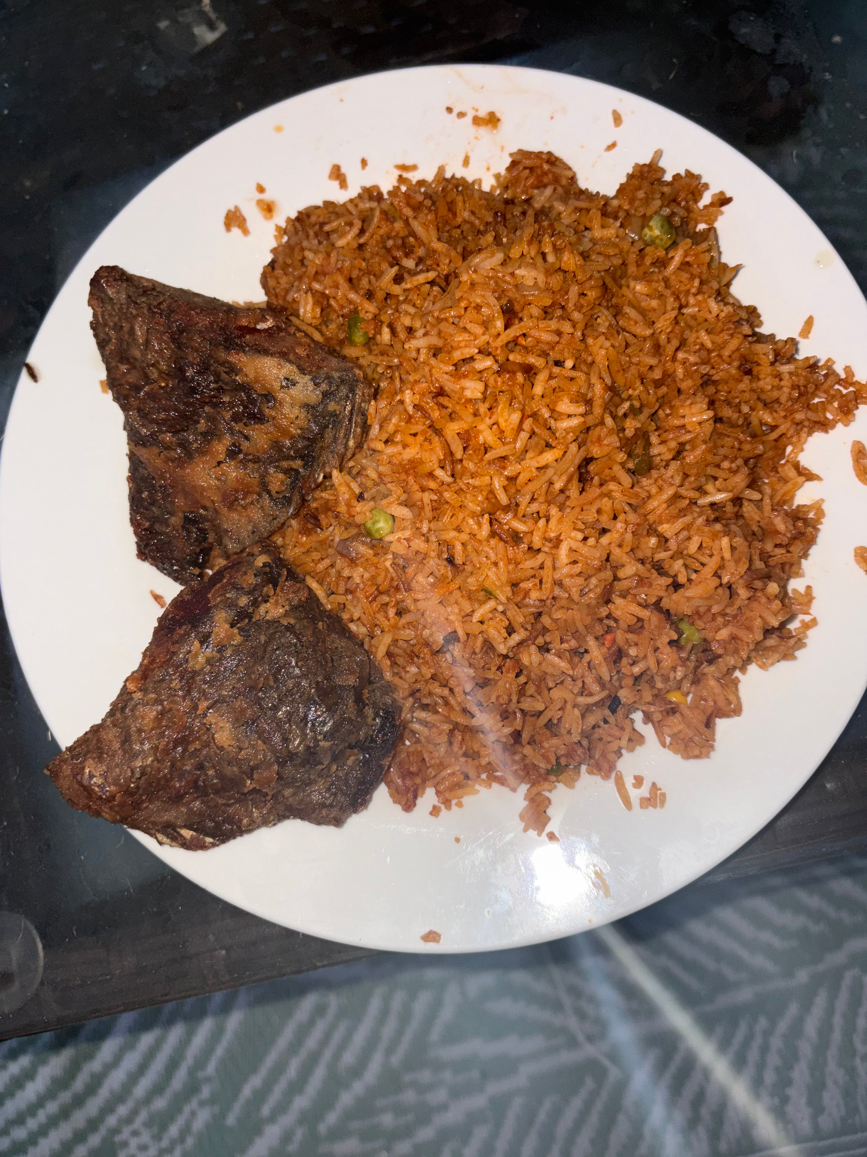 Red Rice with Cooked Vegetables & Your Choice of Protein